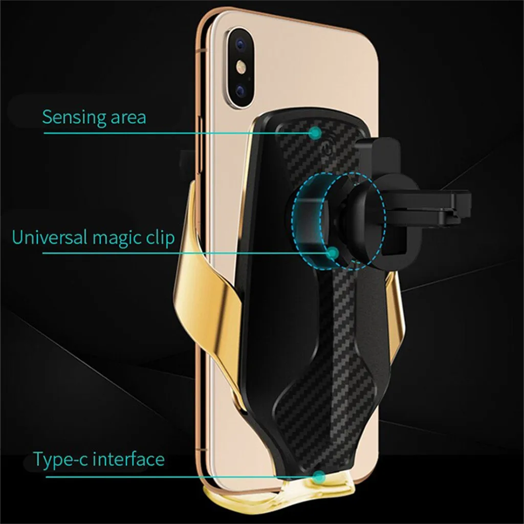 10 Вт Беспроводное зарядное устройство инфракрасный датчик с автоматическим