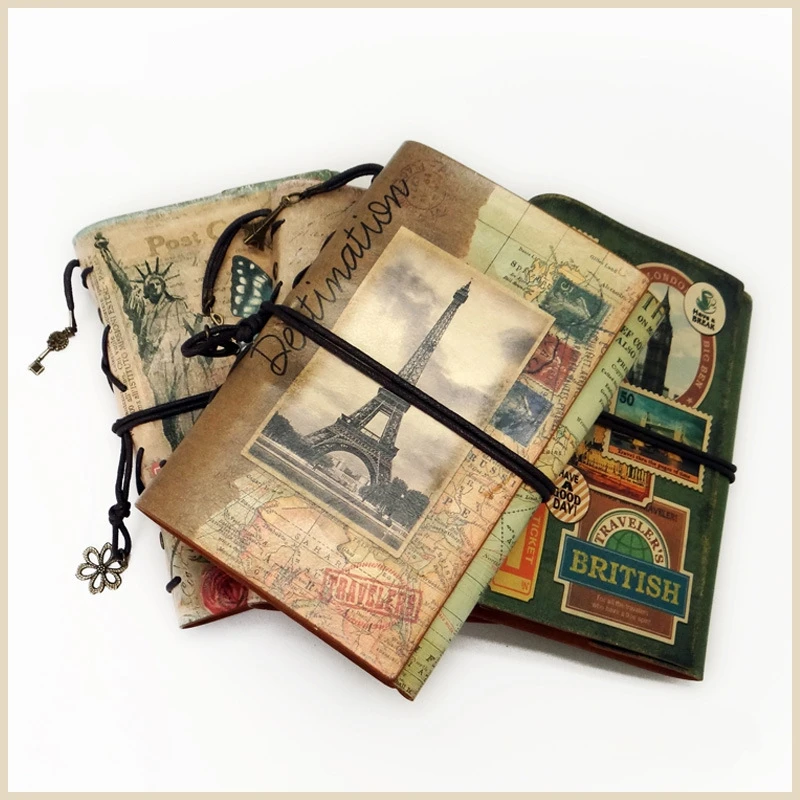 Оригинальные канцелярские принадлежности винтажный дневник планер мягкая крафт