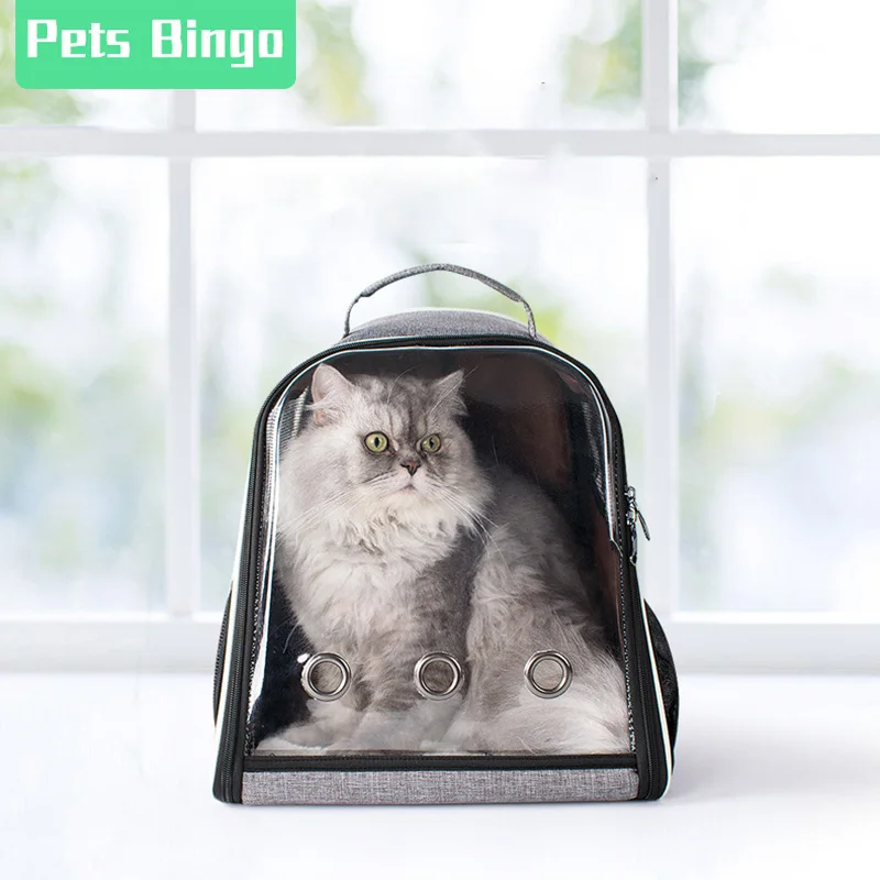 Pet Bingo портативный рюкзак для кошек переноска дышащая сумка прозрачная собак