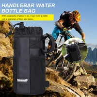 bicycle water bottle cart cup holder bag bike handlebar stem bag with insulated pouch bicycle storage bag for daily use touring