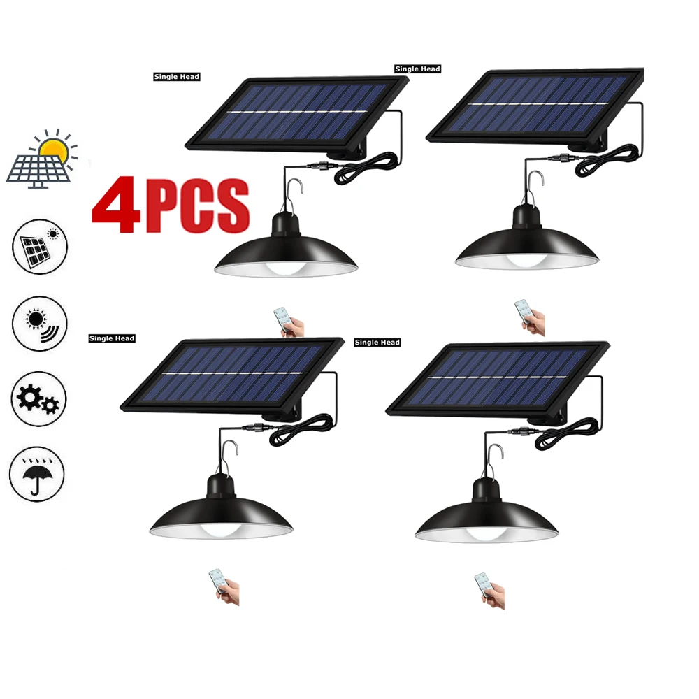 

Retro Lampshade LED Solar Light Tent Chandelier Solar Emergency Lamp Outdoor Indoor Waterproof Camping Terrace Garden Yard Home