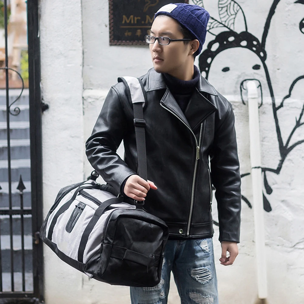 

Wear Resistant Durable Large Capacity Crossbody Casual Backpack Sport With Shoe Compartment Training Tote Gym Bag Travel Unisex