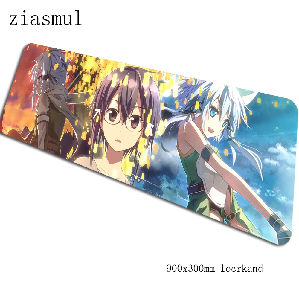 Sao коврик для мыши 900x300x3 мм коврики для мыши Инди-поп игровой коврик для мыши геймер Мультфильм Большой персонализированные коврики для мыши Клавиатура ПК pad - Цвет: Size 900x300x3mm