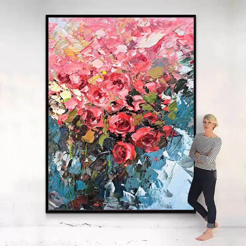 

5D DIY Colorful Flower Diamond Painting Cross Stitch Full Square Round Drill Embroidery Handmade Home Room Wall Decor Craft