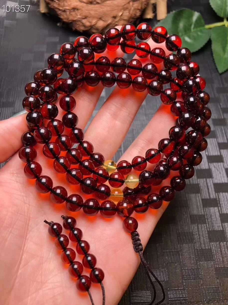 Ожерелье из настоящего природного крови цвета-красный желтый драгоценный камень