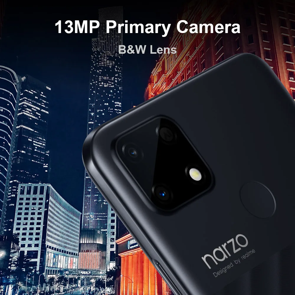 realme narzo 30a smartphones 4gb 64gb cellphones 6 5 helio g85 13mp super nightscape 6000mah android smart mobile cell phone free global shippi