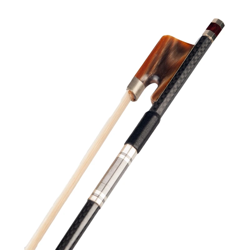 Высококачественные лошадиные волосы из углеродного волокна Viola Bow with Ox Frog для 15