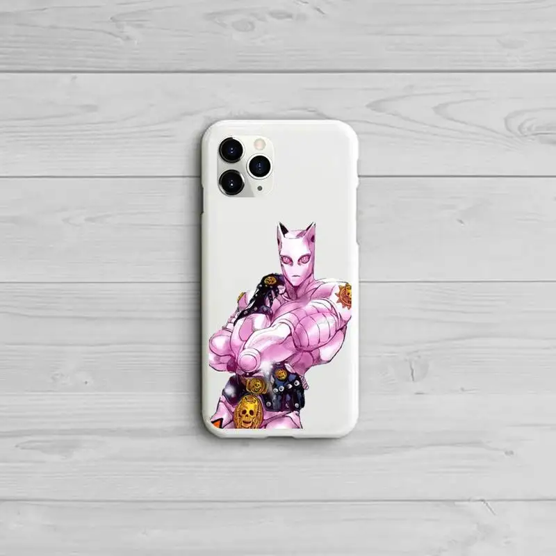 

JOJO Bizarre Adventure Japanese Phone Case Candy Color for iPhone 11 12 pro XS MAX 8 7 6 6S Plus X 5S SE 2020 XR