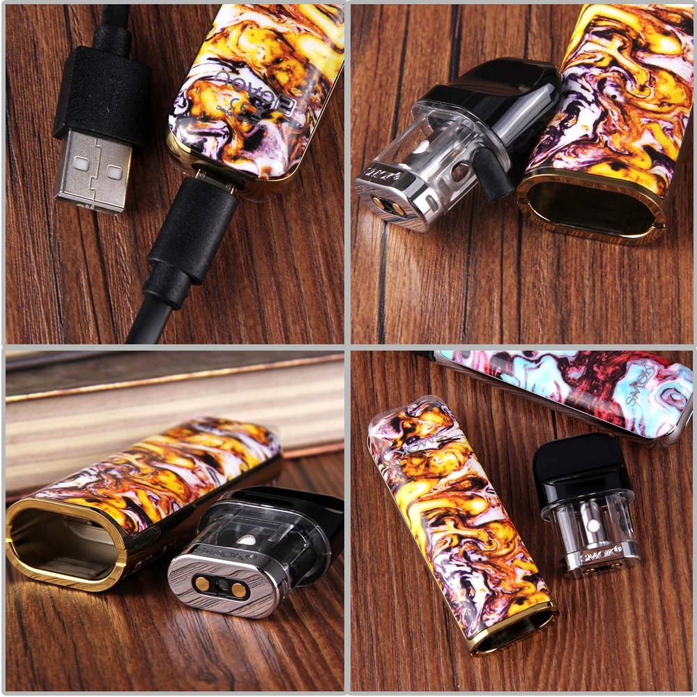 SMOK pod starter kit SMOK novo 2 kit cobra covered vape pen kit с 450 мАч встроенным аккумулятором 2 мл емкость pod system kit