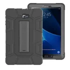 Силиконовый резиновый противоударный армированный чехол для Samsung Galaxy Tab A A6 10,1 2016 T580 T585  чехол для планшета + Подарочная пленка