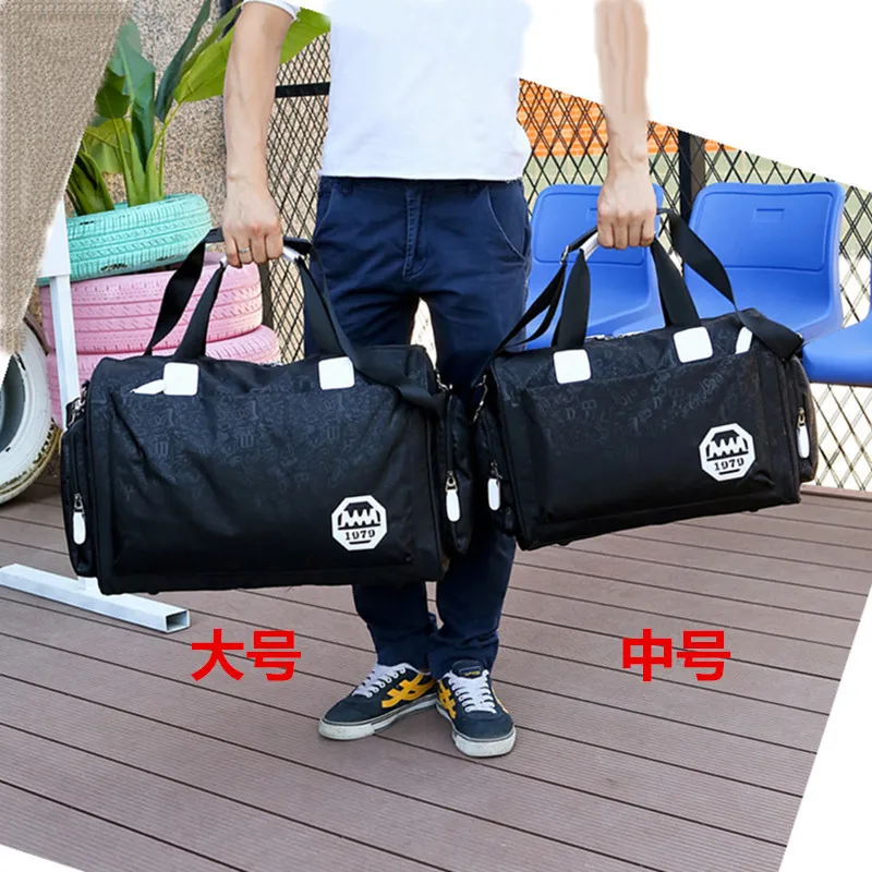 Нейлоновая Женская Мужская спортивная сумка для путешествий большие