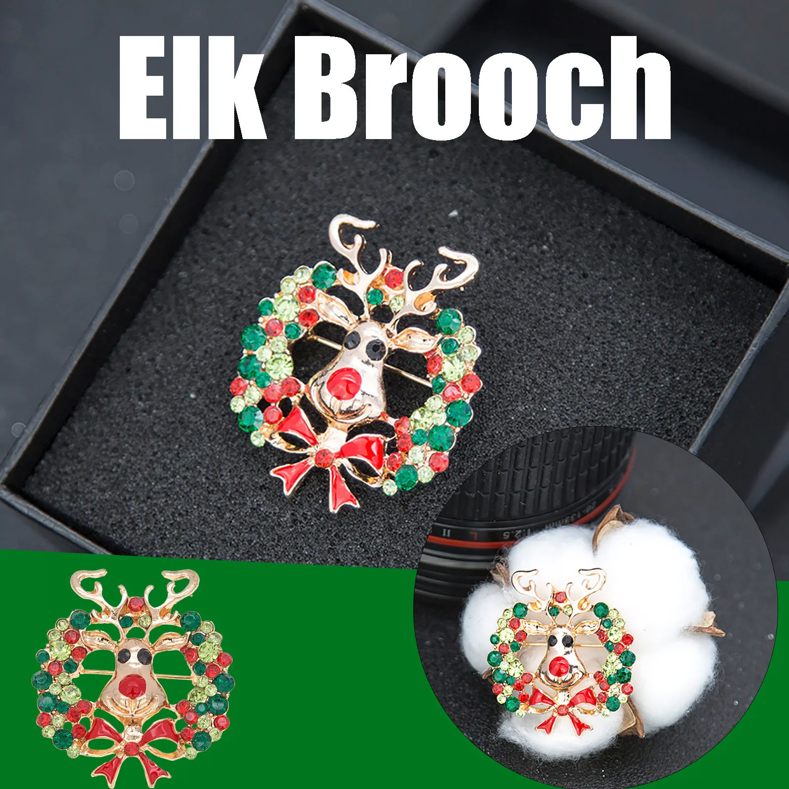 Новый дизайн рождественские ювелирные украшения на свитер в стиле оленя