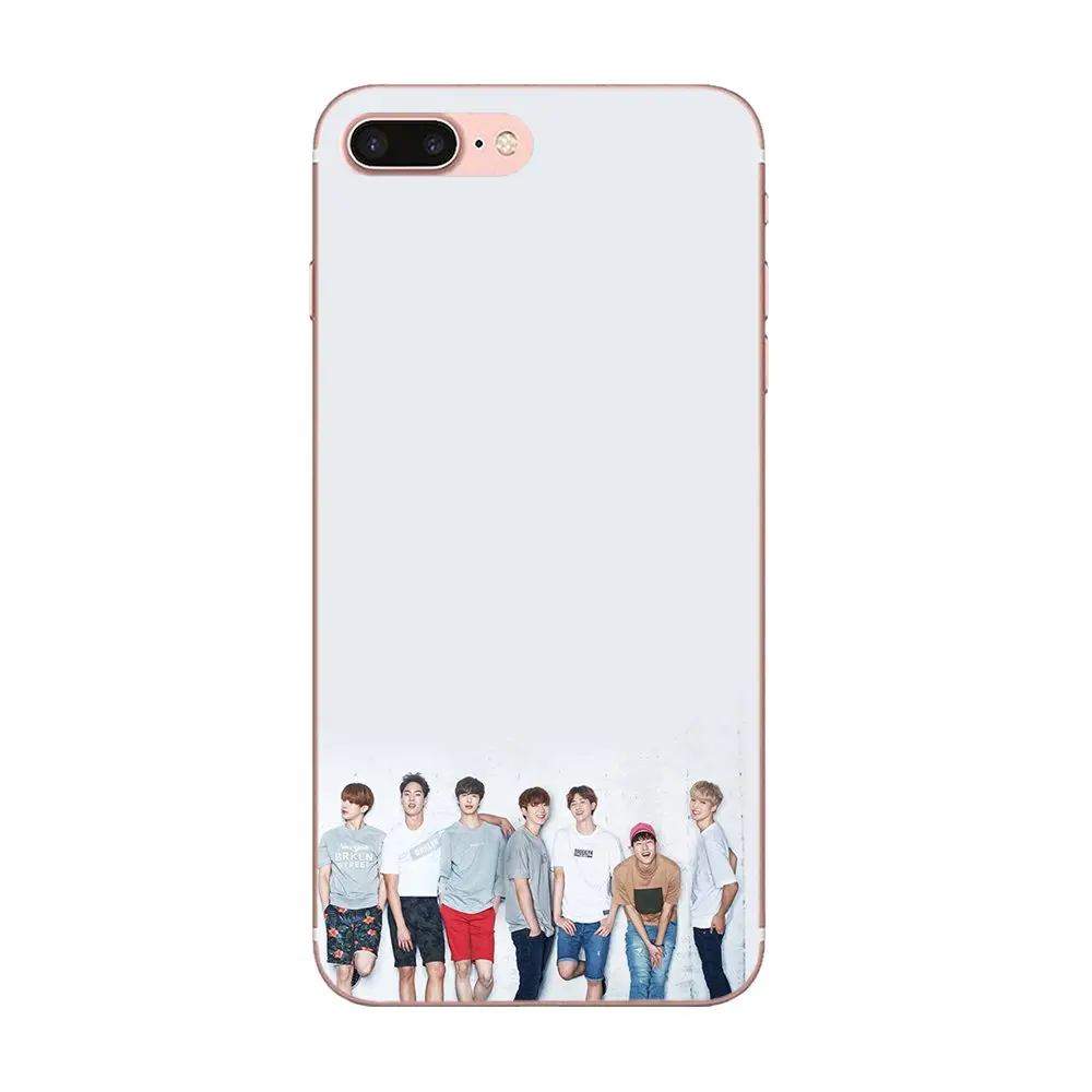 Monsta X KPOP Boy Group для Apple iPhone 4 4S 5 5C 5S SE SE2 6 6S 7 8 11 Plus Pro XS Max XR задние обложки тонкие |