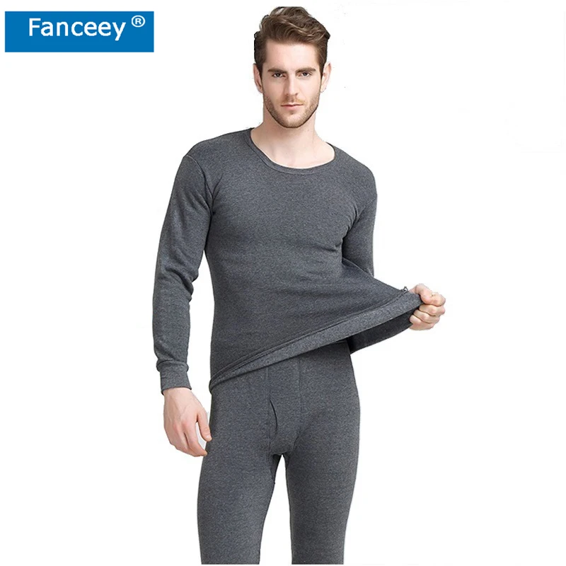 Fanceey рубашка с круглым вырезом базовый женский Термальность нижнее белье на зиму