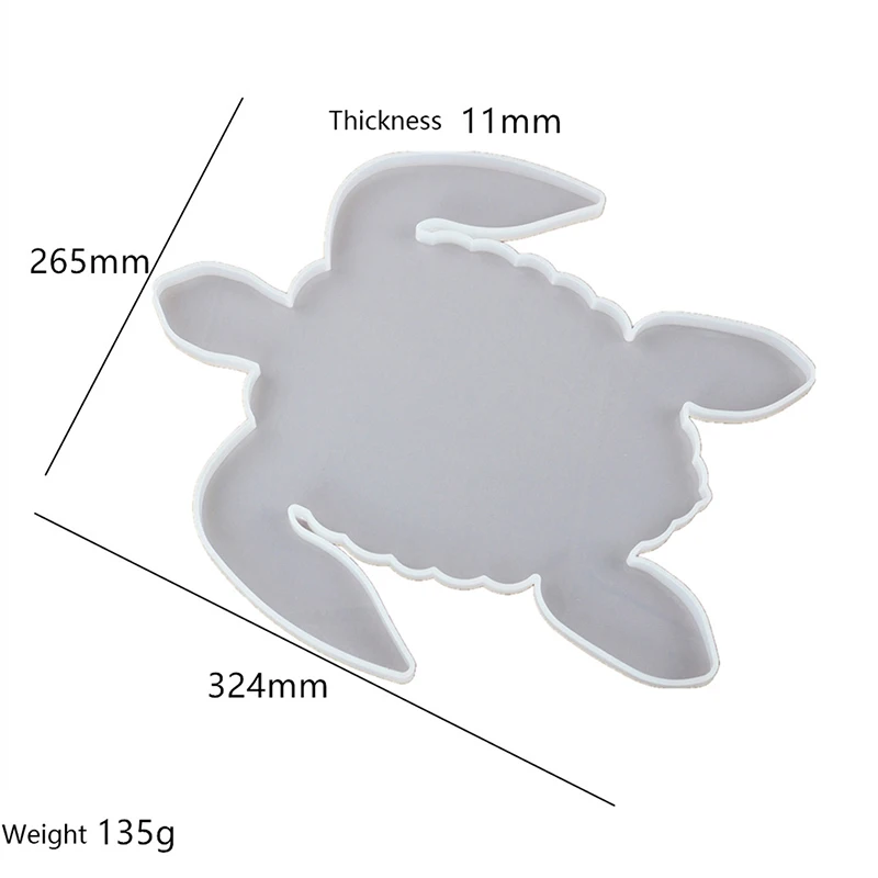 

Beach Turtle Whale Tray Resin Mold Round Rectangle Serving Tray Coaster Silicone Molds Epoxy Resin Tray Molds Craft Tool
