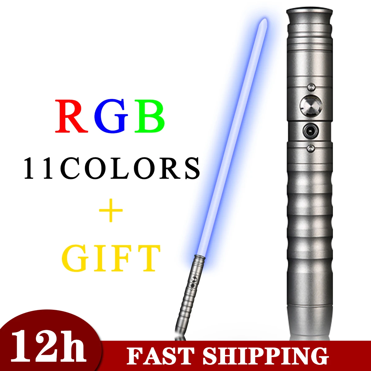 

Lightsaber RGB Metal Hilt Heavy Dueling Sound LED Light Saber FX Force FOC Blaster Sword Cosplay Custom Engraved Gift