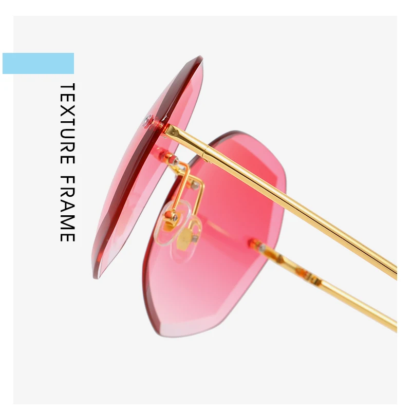 2019 новые винтажные солнцезащитные очки пилота женские без оправы для