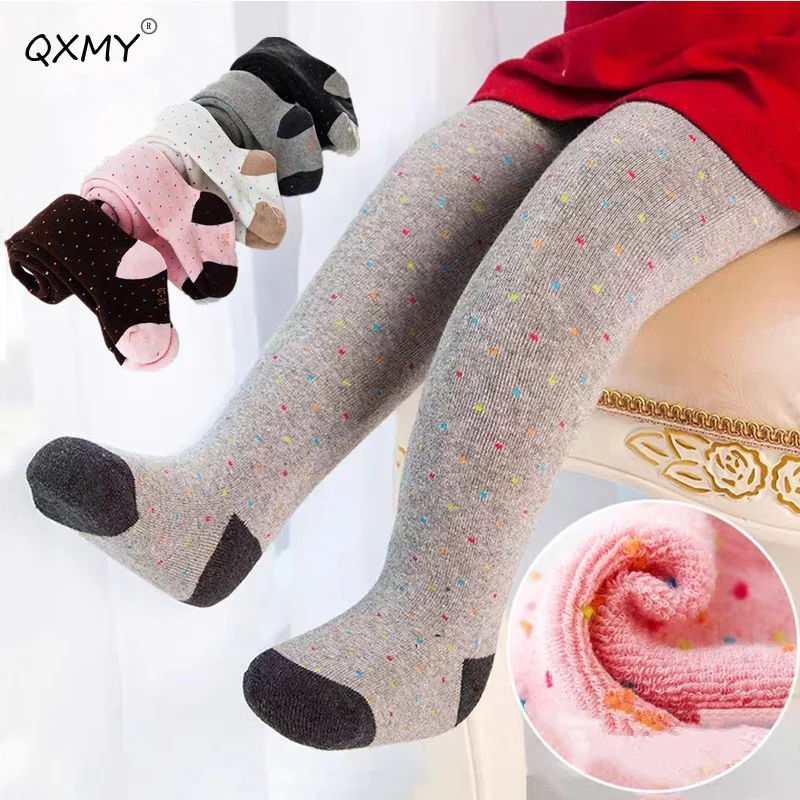 Колготки для девочек детские колготки младенцев хлопковые теплые весенне