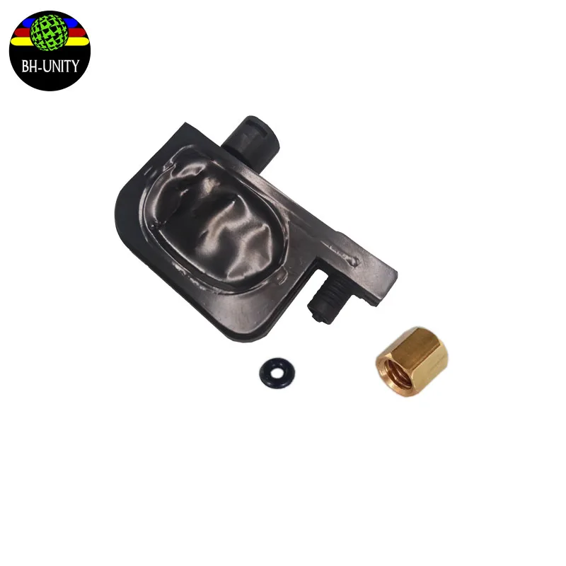 

10pcs/lot mimaki print head dx4 damper for Mutoh Flora UV printer DX4 uv ink dumper round connector with screw