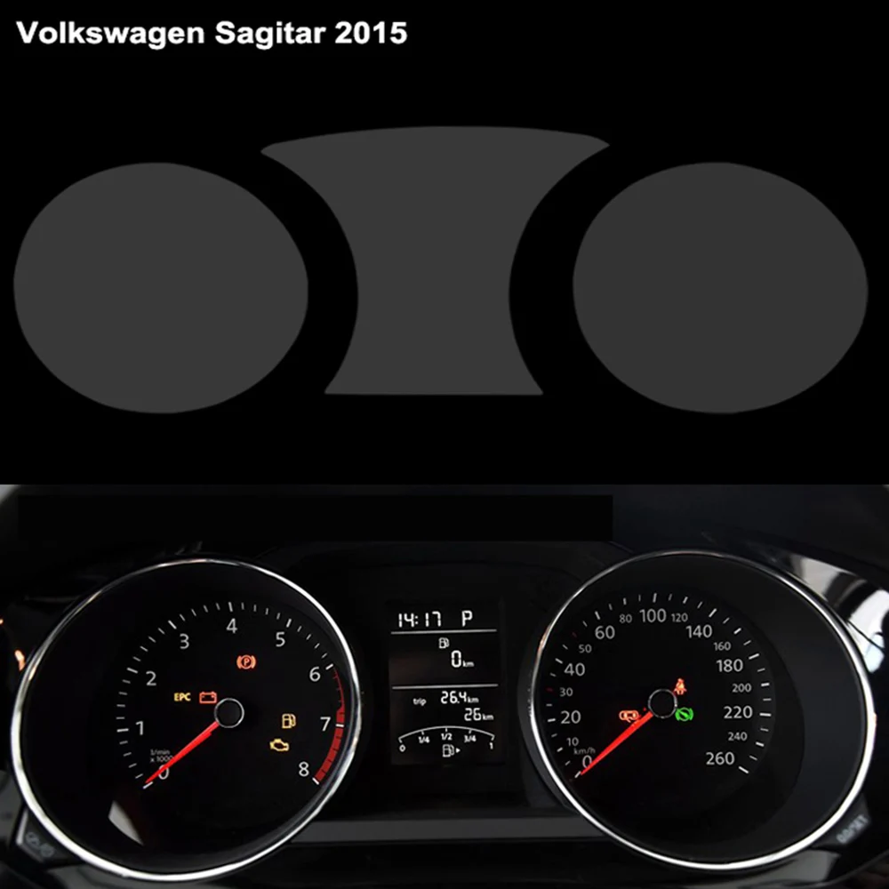 Стайлинг автомобиля защитная пленка для приборной панели защита экрана vw Passat B8 CC