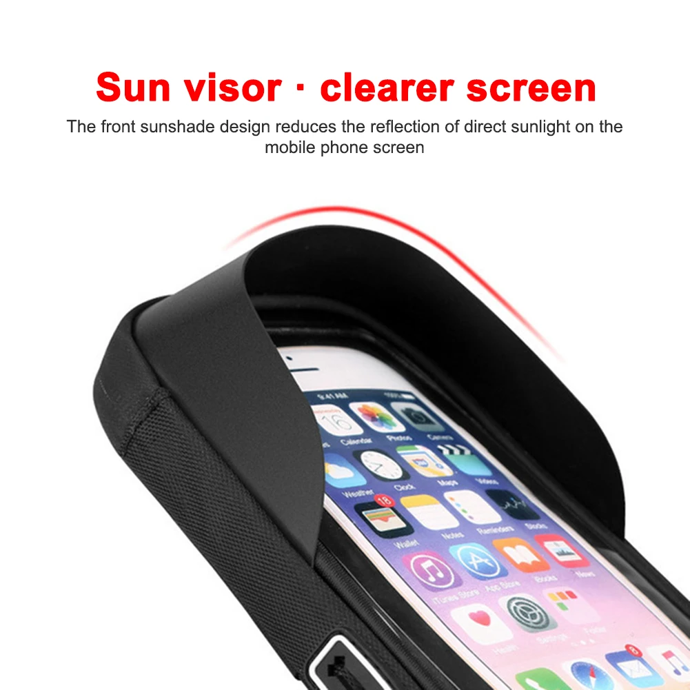 Водонепроницаемый велосипедный держатель для телефона с сенсорным экраном и