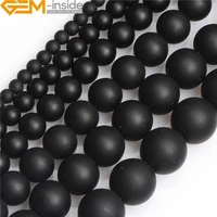 4 16mm natural stone round matte black brazil agates beads for jewelry making 15inches loose diy necklace bracelet