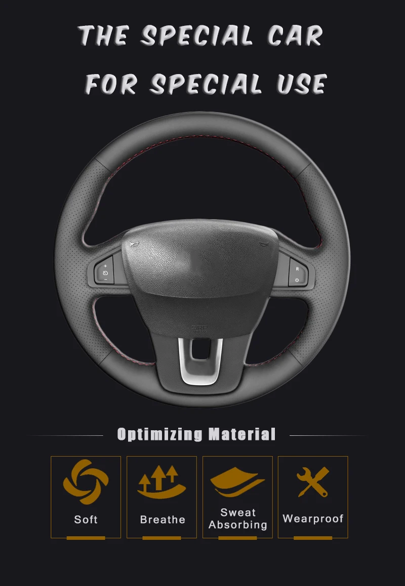Автомобильная оплетка на крышке рулевого колеса для Renault Laguna 2008- широта 2010- Renault samsung SM5 2009- авточехлы