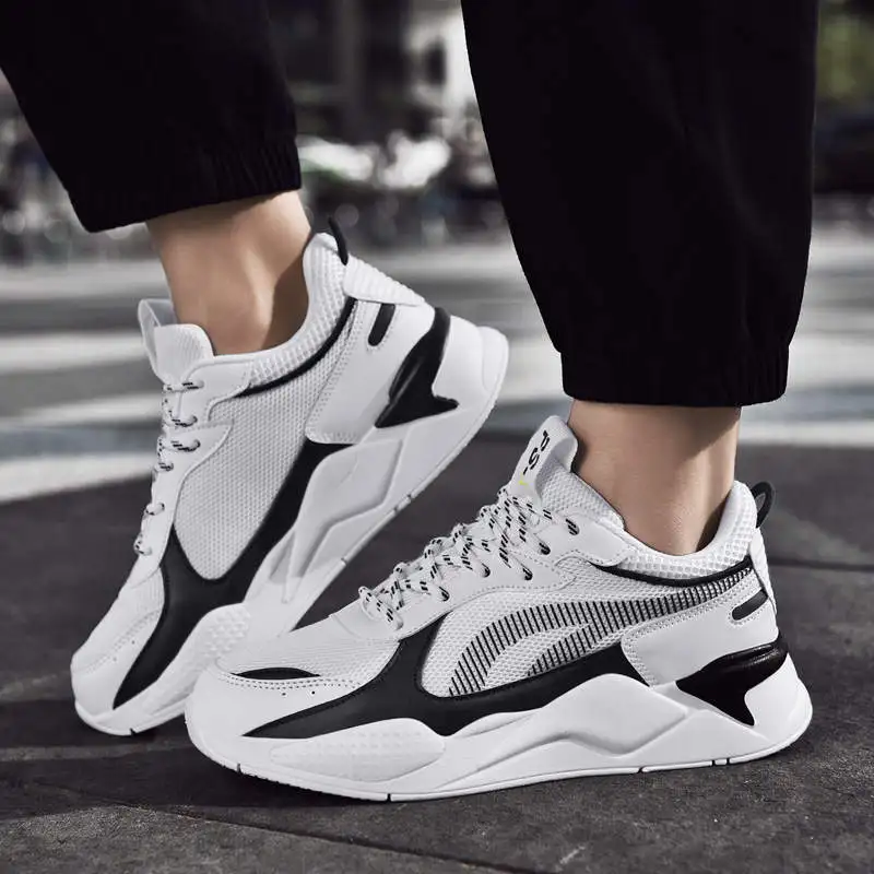 

Мужские кроссовки для бега, дышащие спортивные туфли, 703D