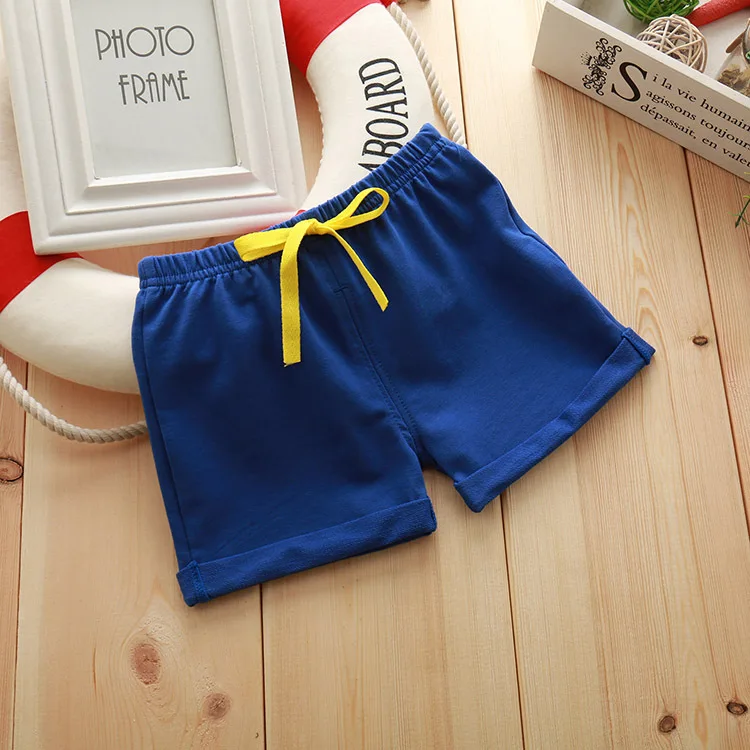Pantalones cortos transpirables absorbentes para ni&ntilde;os y ni&ntilde;as, Shorts informales, Color caramelo, verano, 2020-3