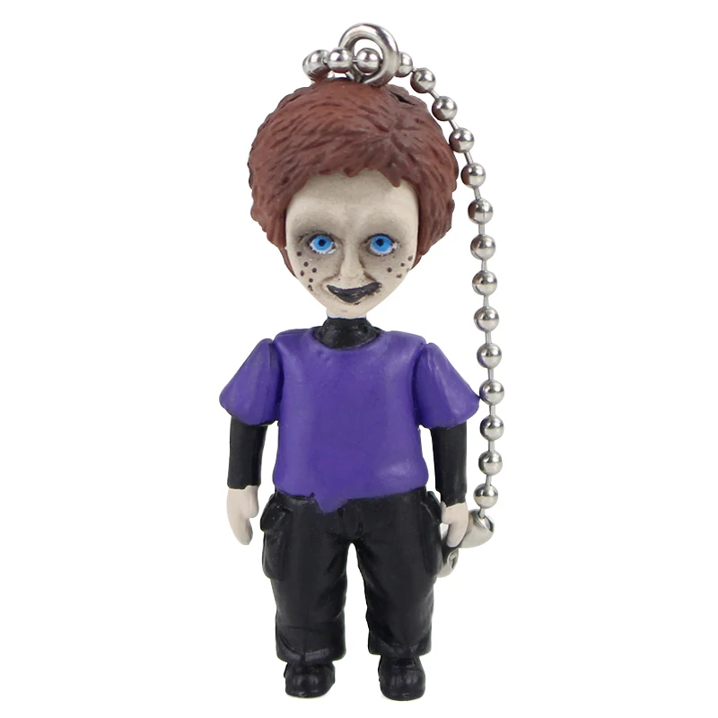 

5cm-6cm 6pcs/lot Horror Good Guys Figures Scary Bride of Chucky Horror Keychain Toy Halloween Gifts