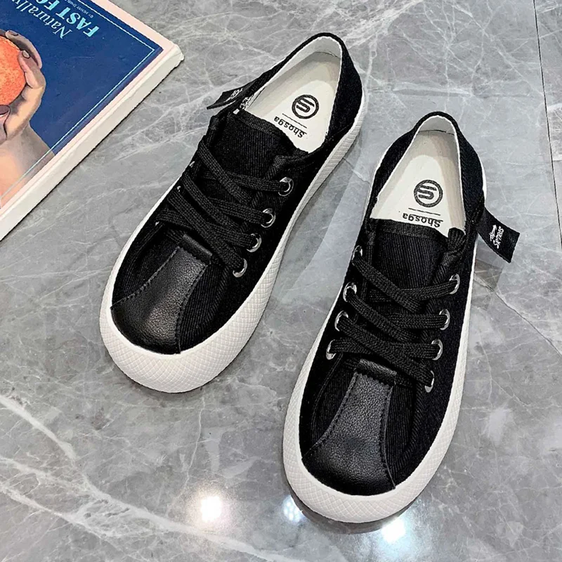 

2021 summer trend low-top female simple and versatile lace-up single shoes 2028
