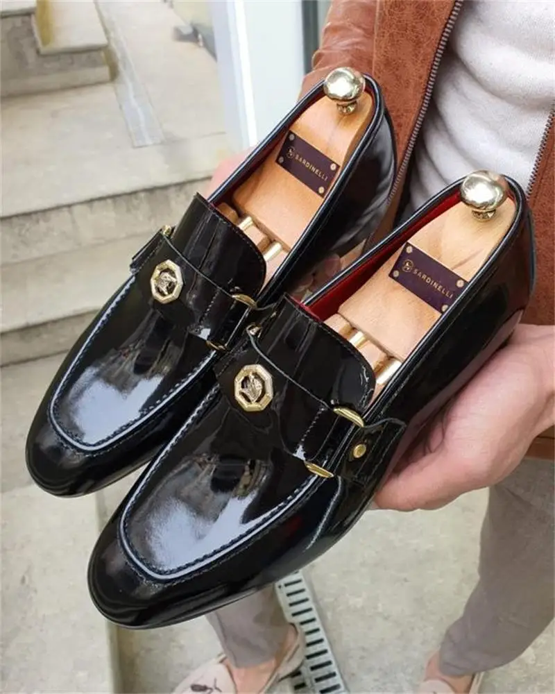

Men Shoes High Quality Pu Leather New Fashion Stylish Design Slip-on Shoes Casual Formal Basic Shoes Zapatos De Hombre HG021