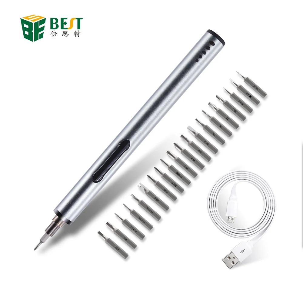 BST 9911A профессиональная электрическая отвертка с магнитным наконечником для