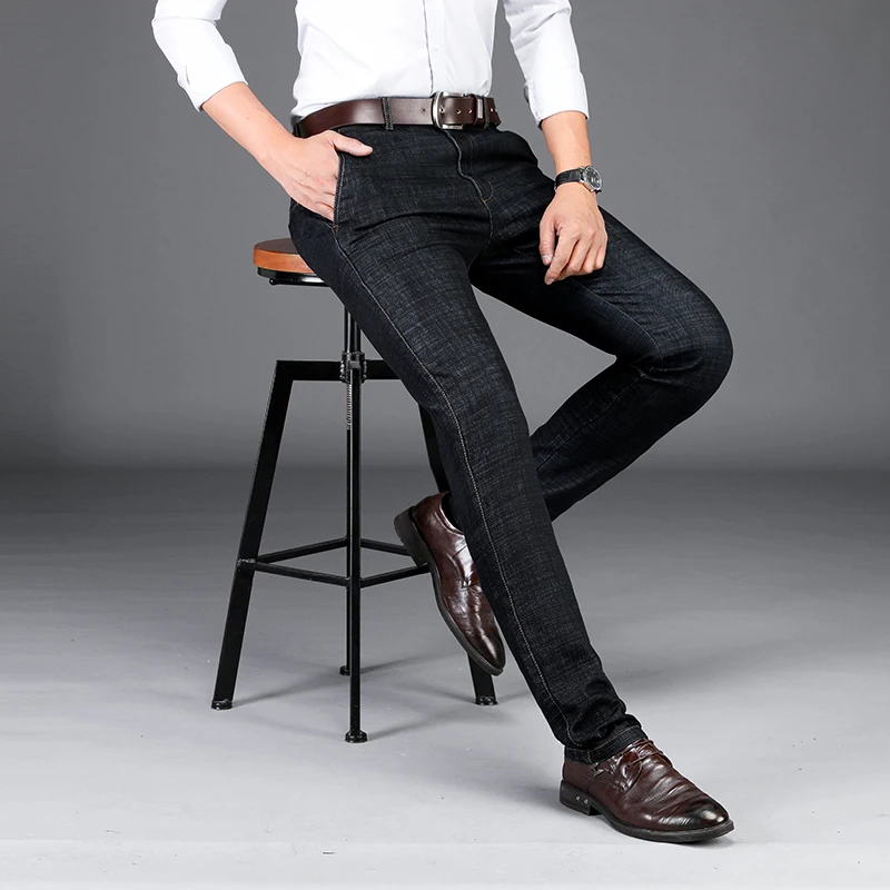 

Business Casual Men's pants Jeans for Men Trousers Wide Leg Oversize Denim Overalls Baggy Jeans