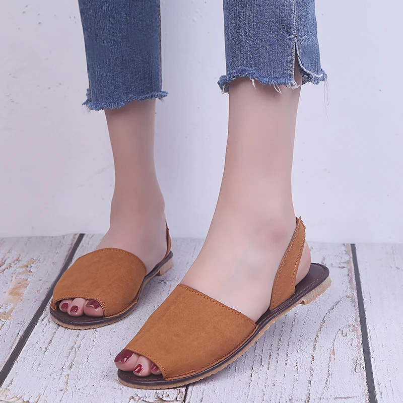 Тапочки с открытым носком женские Вьетнамки удобная резиновая обувь на плоской