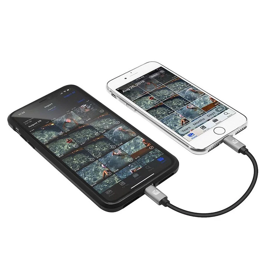Кабель прямой передачи данных для iPhone 8 XS 11 12ProMax Lightning на OTG IOS 12 4|Аксессуары