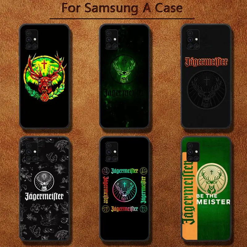 

Jagermeister logo black Phone Case for Samsung A91 01 10S 11 20 21 31 40 50 70 71 80 A2 CORE A10
