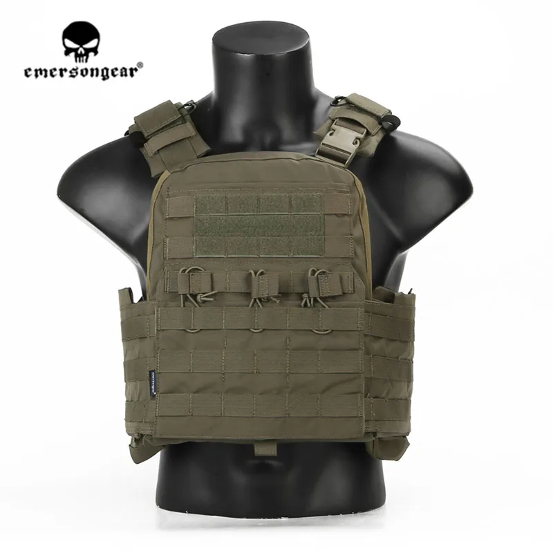 Ranger Green Emersongear Emerson CPC пластинчатый Перевозчик MOLLE Combat Ranger зеленый тактический жилет защитный охотничий Перевозчик Duty Body Armor - Цвет: Ranger Green