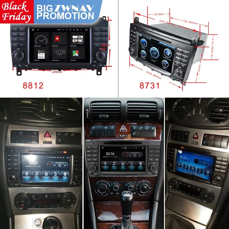 

Автомагнитола для Mercedes Benz CLK W209 2006-2012 CLS W219 2004-2008, GPS-навигация, Android, головное устройство, мультимедийный плеер