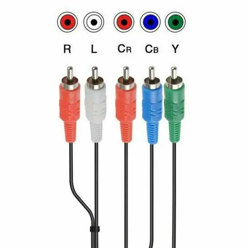 1.8m/6FT HDTV AV Audio Video Cable A/V Component Cord Wire For Sony PlayStation 2 3 PS2 PS3 | Электроника