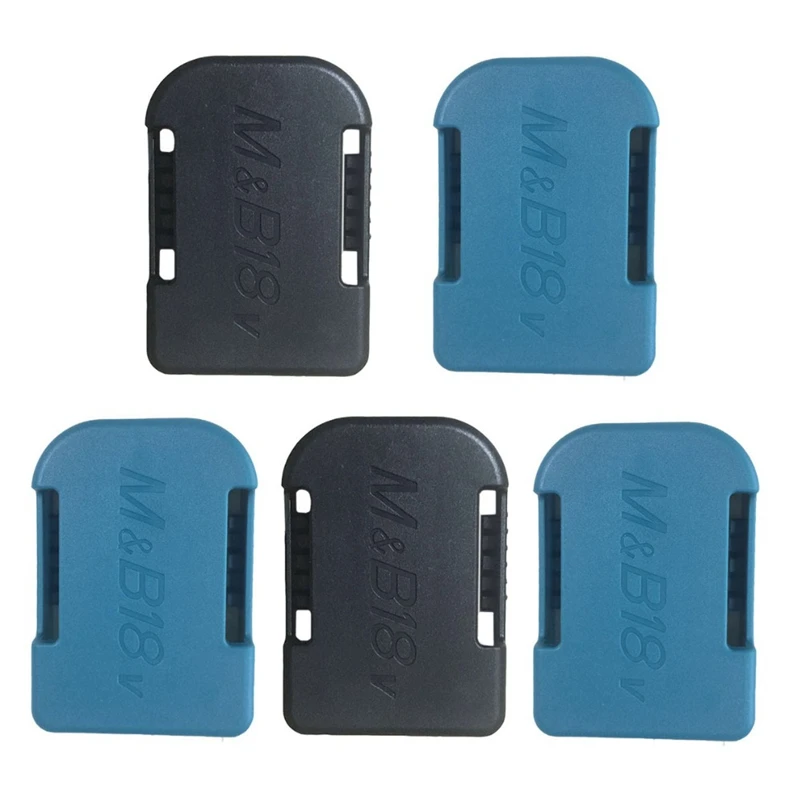 

5 PCS Electric Tools Storage Fixed Bracket Installation Base Display Rack for Makita DeWalt Lithium Battery