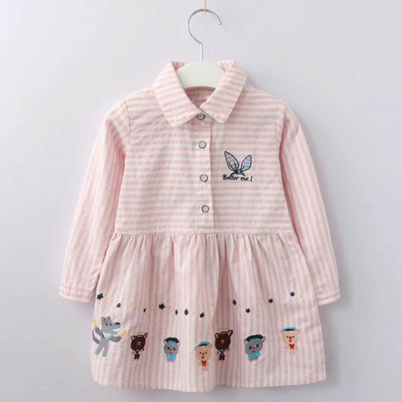 Menoea/платье для девушек Новинка 2020 года Сезон осень Детское платье принцессы с