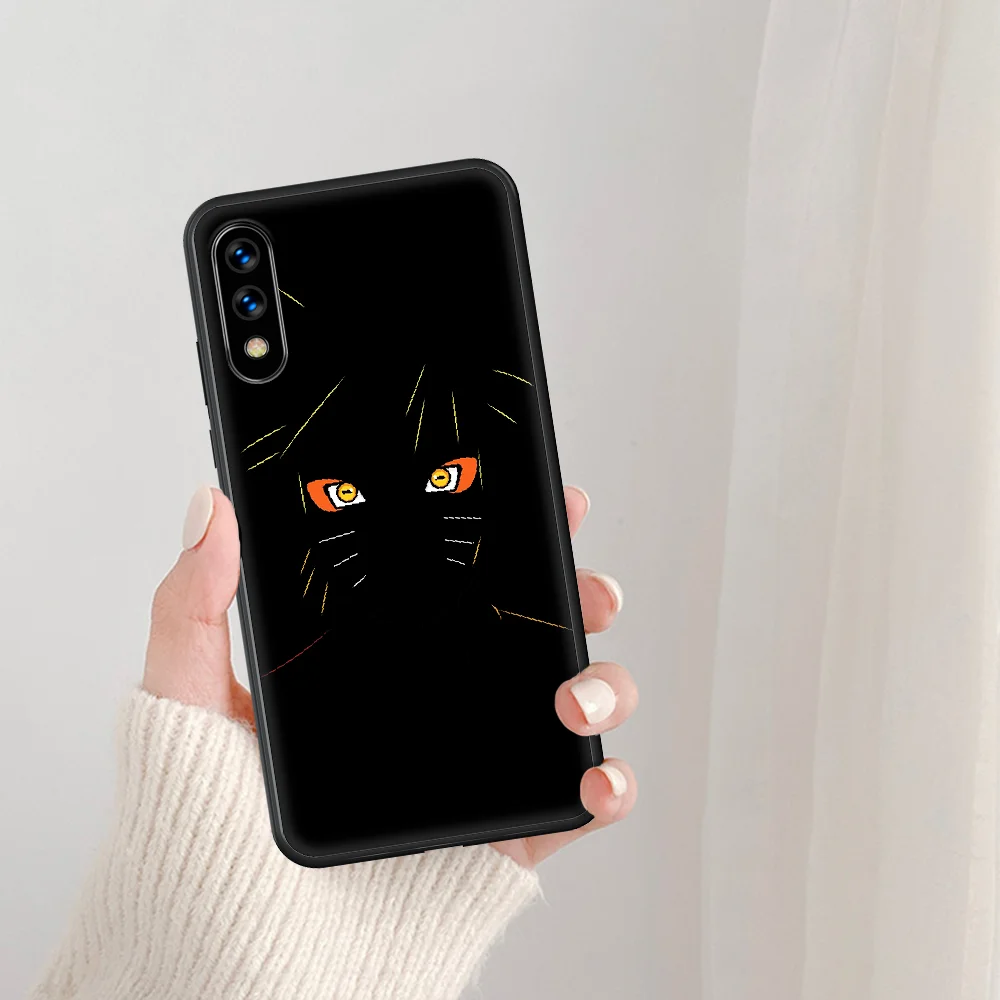 

Naruto logo pattern Shippuden Phone Case For Huawei Honor 6A 7A 7C 8 8A 8X 9 9X 10 10i 20 Lite Pro Play black Bumper Painting