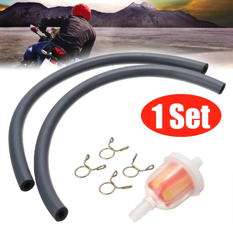 1 шт. топливный газовый шланг для мотоцикла прозрачный фильтр мини встроенный