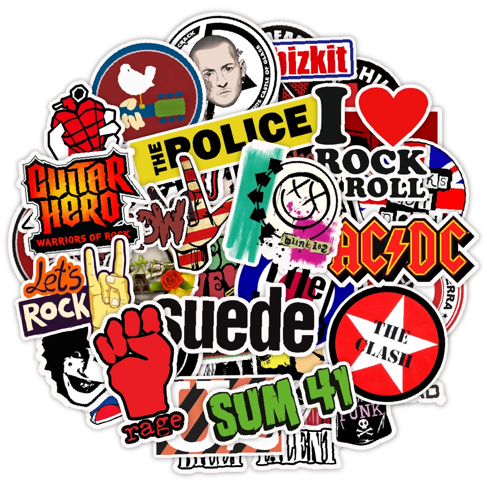 Banda de algod&oacute;n estilo Rock Punk para ni&ntilde;os, adolescentes, adultos, equipaje, port&aacute;til, bicicleta, monopat&iacute;n, 52 Uds.-1