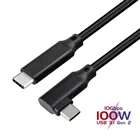 Зарядный кабель с USB Type-C на USB C, 10 Гбитс, 5 А, 100 Вт
