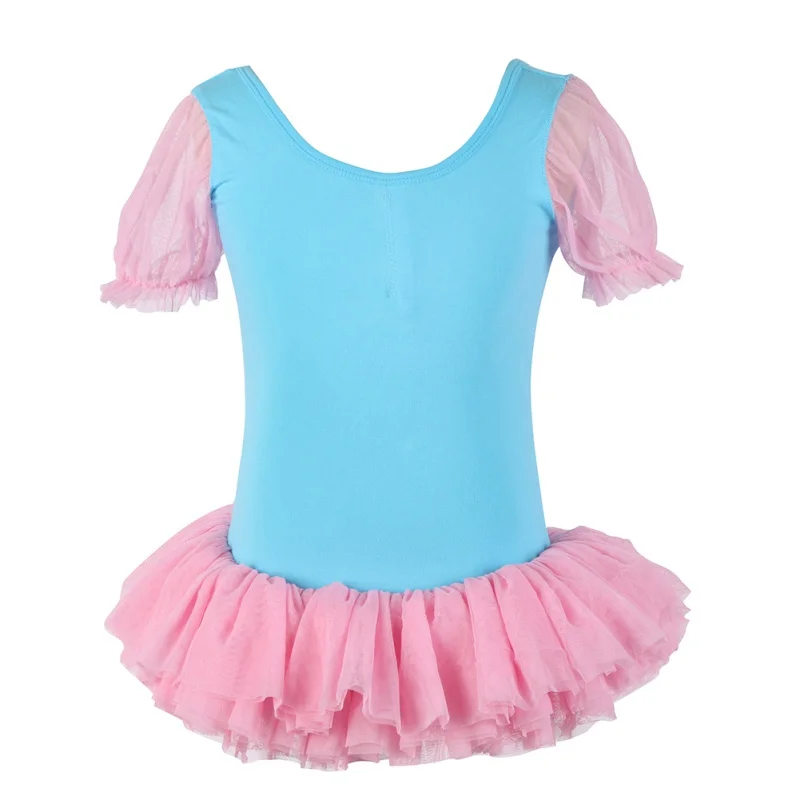 Балетное платье-пачка для девочек Фатиновое платье без рукавов Гимнастический