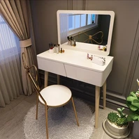 dressing table bedroom nordic modern simple net red girl ins style dressing table square mirror table cabinet