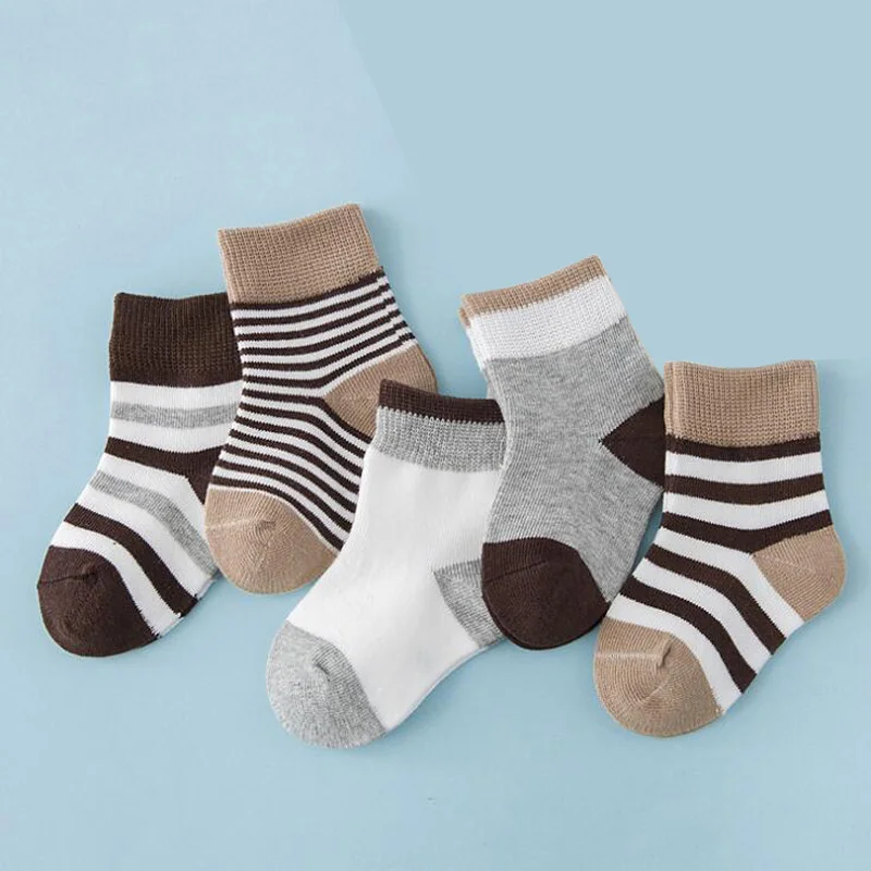 5 пара/лот Новые детские носки Хлопковые для малышей|Носки| |