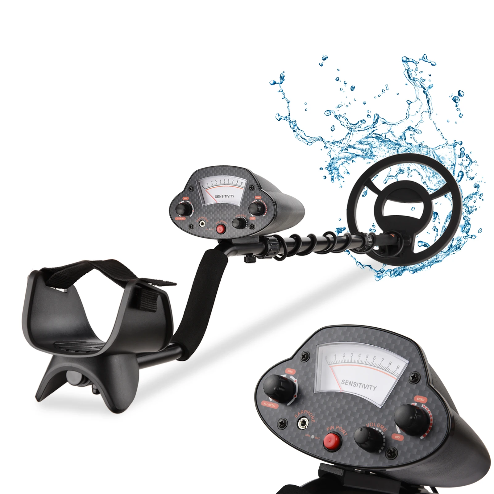 

Металлоискатель для взрослых и детей, 3 режима, 8,5 дюйма